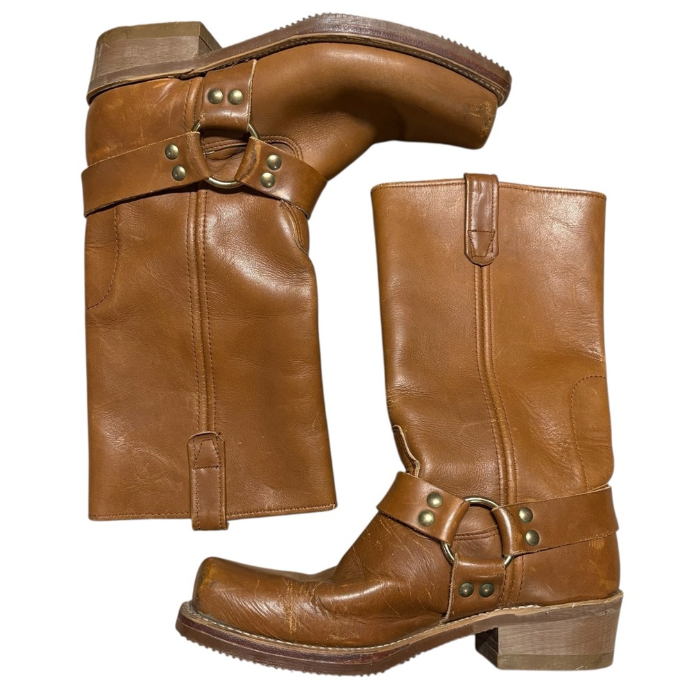Double H Tan Combat & Moto Boots